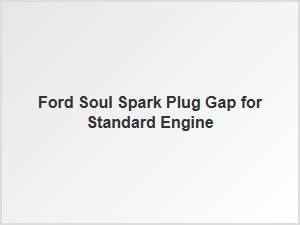 Setting the Spark Plug Gap for a Ford Soul